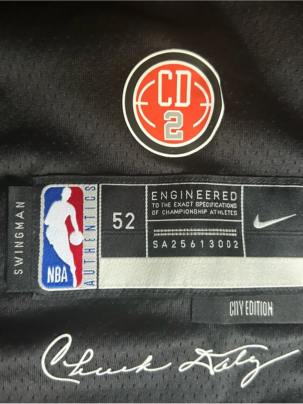 Nike Black Detroit #23 Basketball Jersey with Red Trim